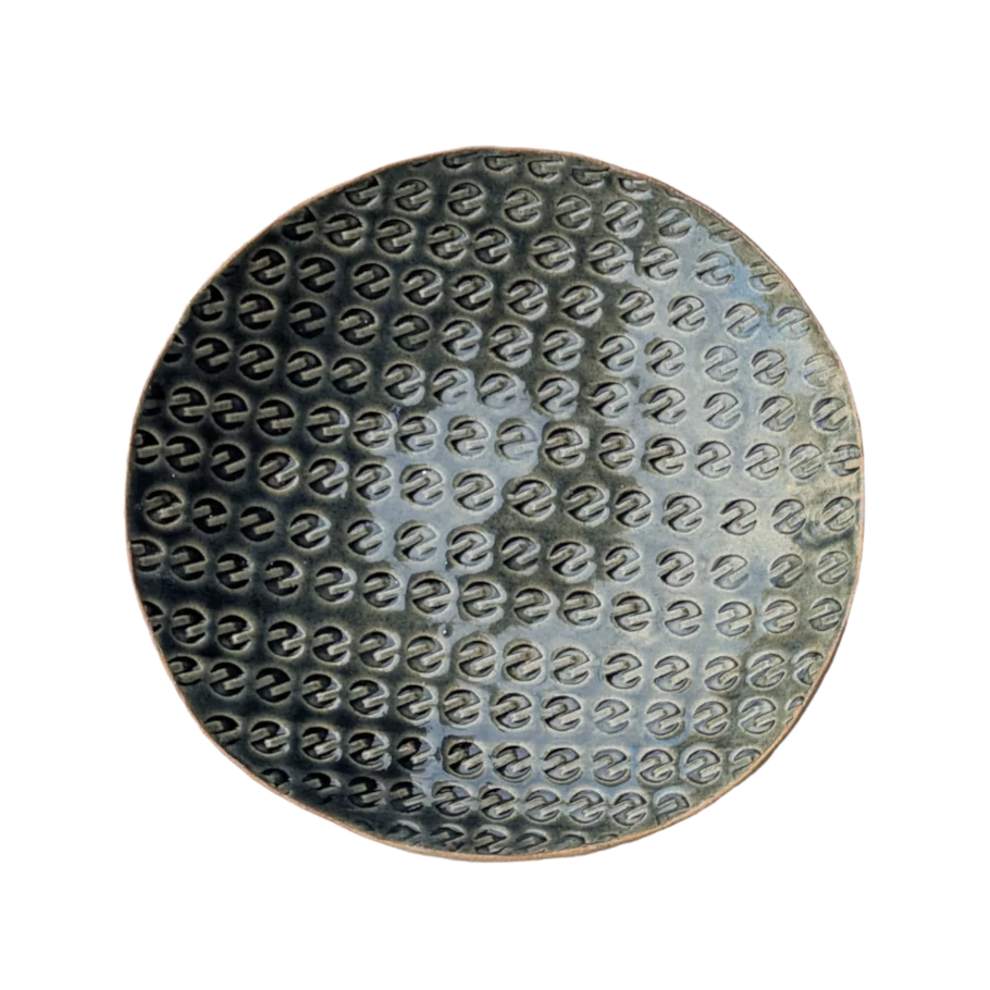 Press-mould Pottery plateManchester